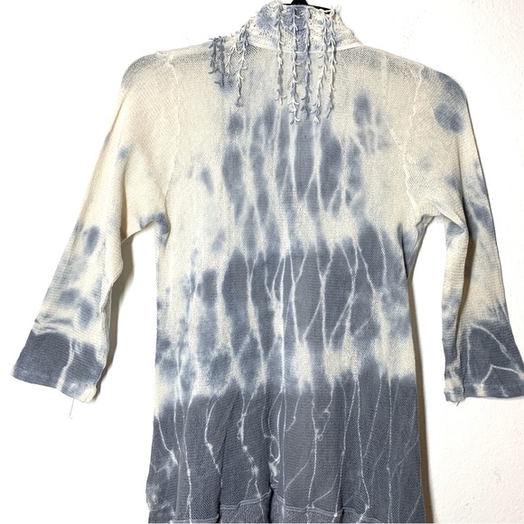 XCVI Knitted Fringe Tie Dye Cardigan - Picture 9 of 10